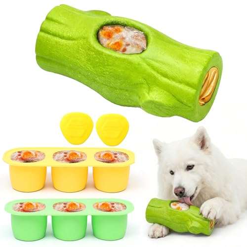 1 Pack Dog Toys for Aggressive Chewers Green (Green)
