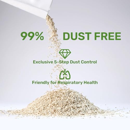 Tofu Cat Litter (Soybean Fiber & Corn Starch - 32lbs - 8lb x 4 Bags)