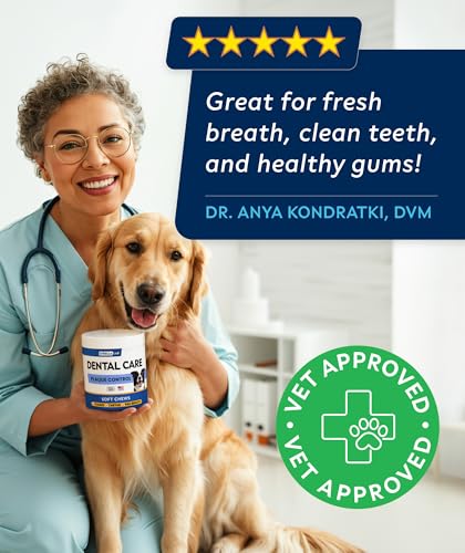Advanced Dog Dental Chews & Breath Freshener (Dental Care Probiotic / 90Ct Dental Care)