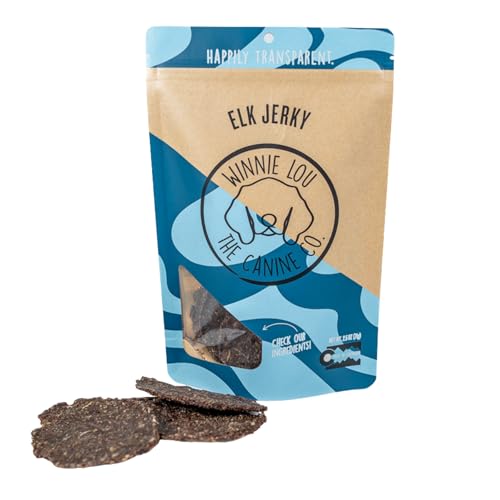 Winnie Lou Elk Jerky Dog Treats (2.5 Ounce (Pack of 1))