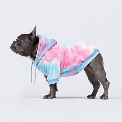Dog Hoodie Buttery (Snow Cone Skydye / Large)