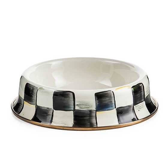 Enamel Pet Dish (Courtly Check / Small)