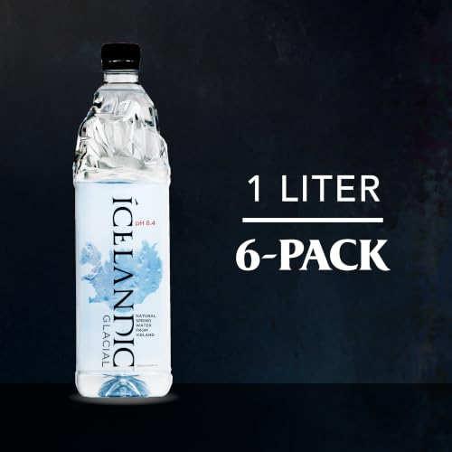 Natural Spring Alkaline Water (33.8 Fl Oz (Pack of 6))