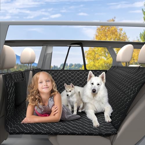 Dog Truck Seat Cover for Back Seat (Fullsizeblack)