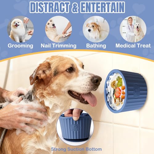 Dog Lick Bowl (M-L / Deep Blue)