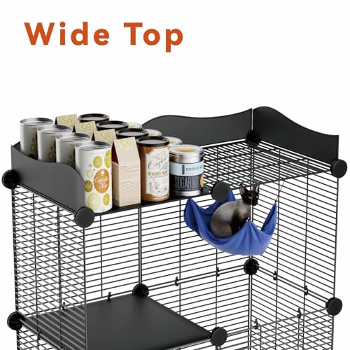 3 Tier Cat Cage Indoor (Medium - 27.6"L x 13.8"W x 44.5"H)