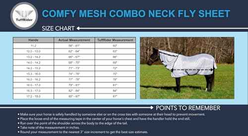 Comfy Mesh Combo Neck Fly Sheet (81 in / Adobe Rose)