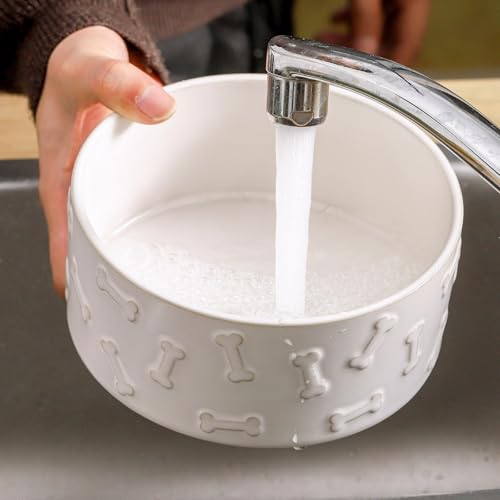 Ceramic Dog Bowl Set of 2 (5.1 in-Small)