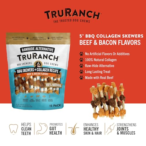 5" Collagen Skewers for Dogs (9.5 Ounce (Pack of 3))