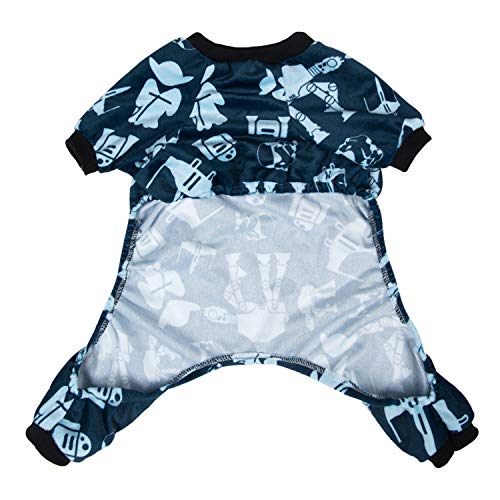 Small Dogs Outfit Soft Puppy Onesies Pjs Dog Pajamas Pet Coat Cat Apparel Comfy Doggie Jumpsuit Bodysuit for All Seasons (Star Wars / X-Large)