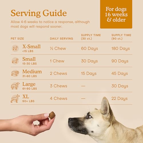 Dog Allergy & Immune Support with Turkey Tail Mushroom (90 Chews)