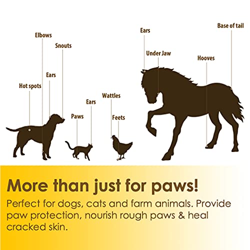 Organic Paw Wax for Dogs and Cats (1 Pack * 0.18 OZ)