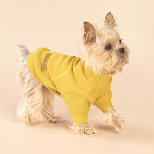 3 Pack Classic Fleece Dog Sweater (X-Small / Orange-Yellow-Coffee)