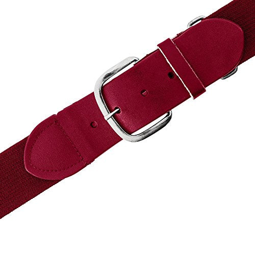 Baseball Softball Uniform Belt (Youth (18-32 Inches) / Scarlet)