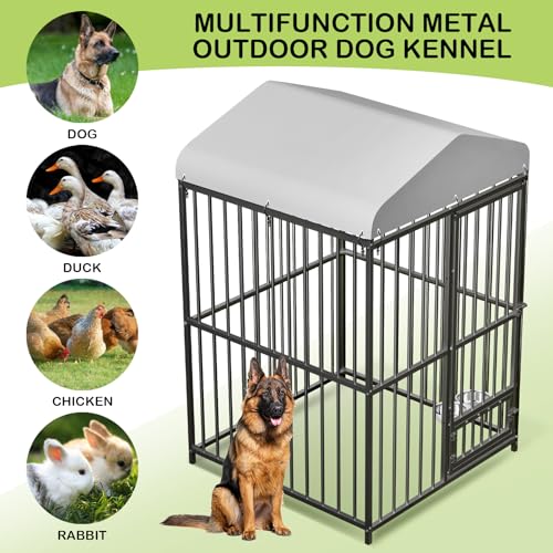 4x4x6 FT Outdoor Dog Kennel