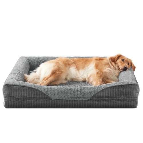 Orthopedic Dog Beds Large Sized (XL (42"x 32"x 7.5") / Grey)