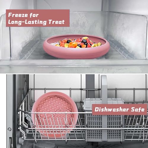 Dog Lick Bowl (Pink / Large)