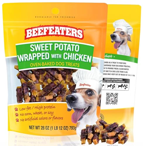 Dog Treats Sweet Potato Chews 28 oz Resealable Bag (1.75 Pound (Pack of 1))