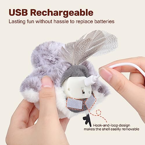Cat Toys 2 Pcs Flapping Sandpiper Pair (Piper Couple)