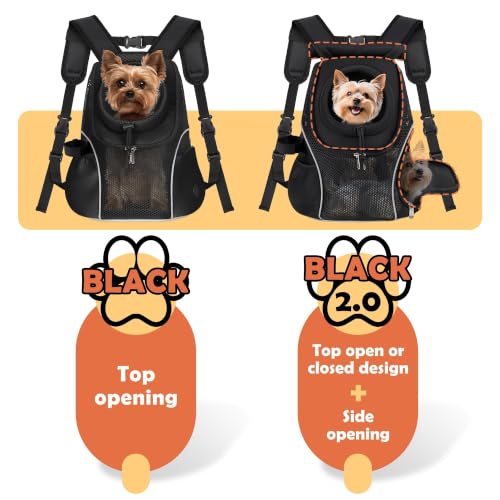Pet Dog Carrier Backpack with Windows (Black 2.0)