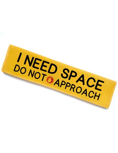 I Need Space Do Not Pet Dog Leash Wrap (Need Space)