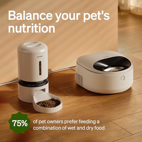 Automatic Wet Cat Feeder with Refrigeration 2026 New Verision (White / Feeder)
