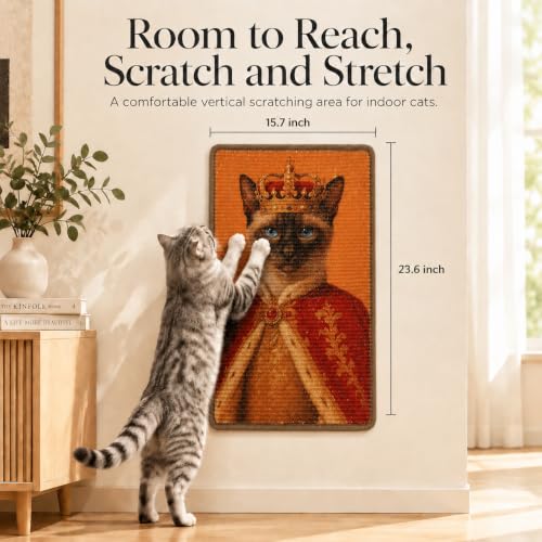 Art Sisal Cat Scratcher Mat (Radiant Cat)