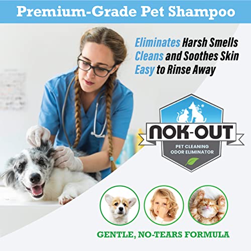 Nok Out Premium Grade Pet Shampoo for Dogs and Cats (20 Ounce (Pack of 1))