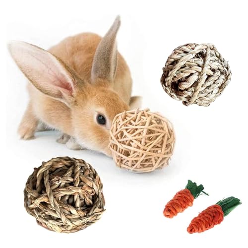 Rabbit Seagrass Activity Mat Bunny Mat Rabbit Enrichment Toys Rabbit Chew Toys for Teeth Seagrass Protector Mat Small Animal Toys for Rabbit Bunny Chinchilla Guinea Pigs Rodent Pets (A)