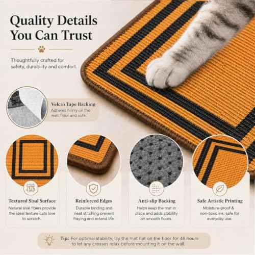 Cat Scratcher Mat (Brown Black)