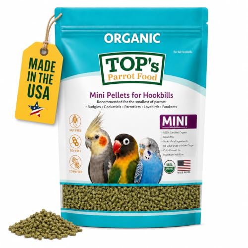 TOP's Mini Parrot Pellets 4 lb (Mini Pellets / 4 Pound (Pack of 1))
