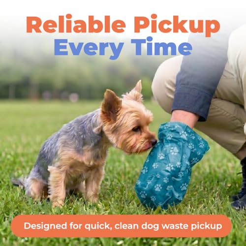 Poop Bags for Dogs (Turquoise / 240 Bags)