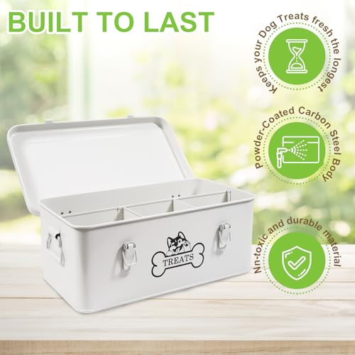 Metal Dog Treat Container