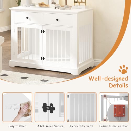 Dog Crate Furniture (White)