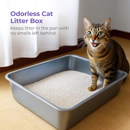 Stainless Steel Cat Litter Box (X-Large)