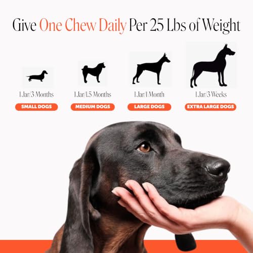 Vet Recommended Hip and Joint Supplement for Dogs (180 Count)