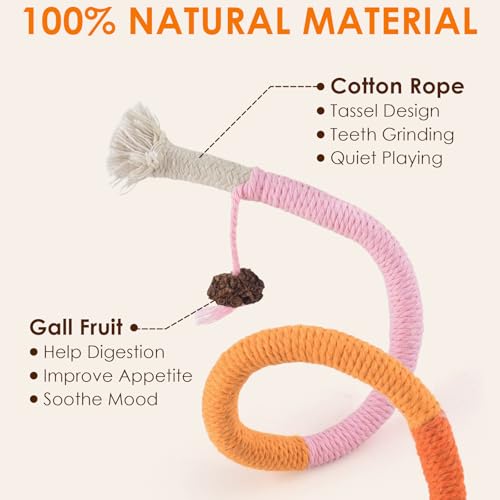 Cat Toys Chew Ropes (3 Pack Ropes)