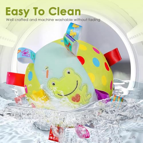 Dog Squeaky Plush Toy with Straps (Green)