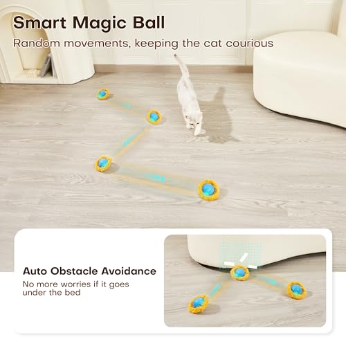 Interactive Cat Toys (28 Inch Play Mat)