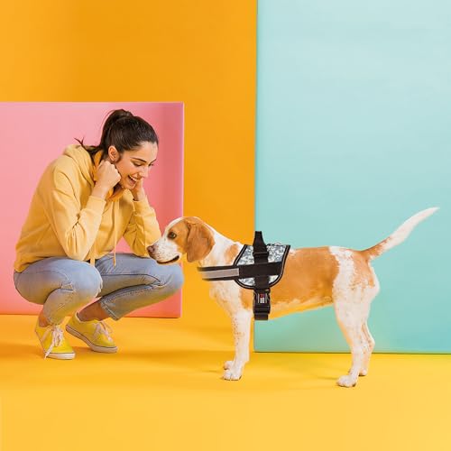 Dog Harness Reflective No (Urban Camo / Girth 33" to 46")