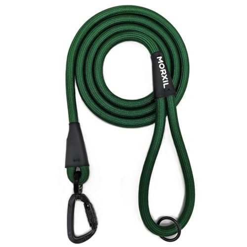 Rope Dog Leash (Dark Green / 4FT*0.51" Single Handle)