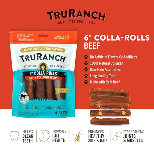 6" Collagen Rolls for Dogs