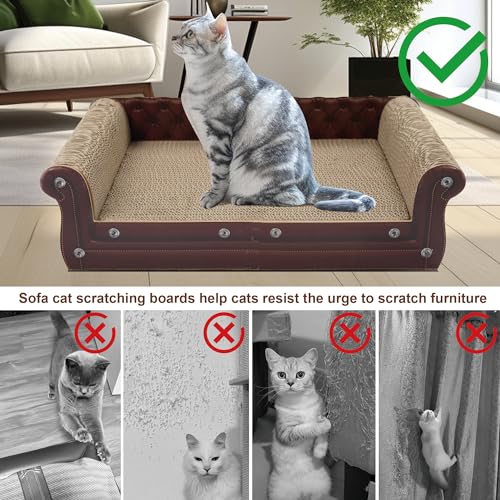 Scratching Sofa (Brown-Small)