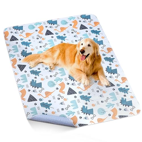 Washable Pee Pads for Dogs (Dark Blue / 48X60 (1 Pack))