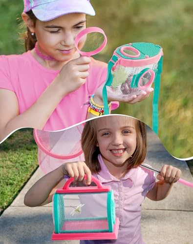 Upgraded Bug Catcher for Kids (Pink)