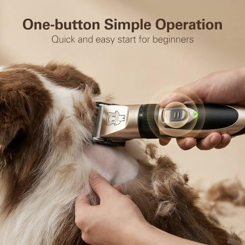 Dog Clippers for Grooming Low Noise (Grey)