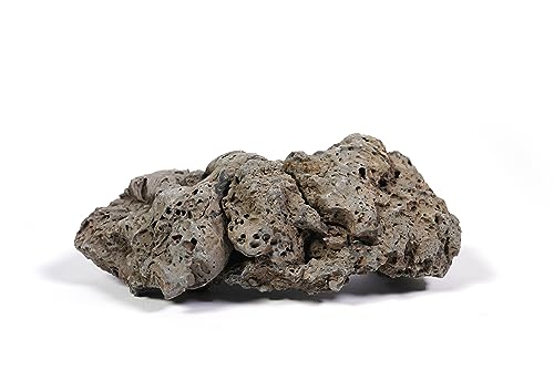 Icelandic Lava Rock 18lb Aquarium Rocks Stones for Fish Tank (13 Black Icelandic Lava Stone(3-9 inches,18lbs))