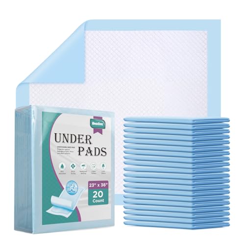 Disposable Bed Pads for Incontinence 23" x 36" (20 Count)