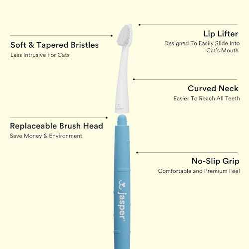 Microbrush Vet Approved Cat Toothbrush (Gray 2 Pack)
