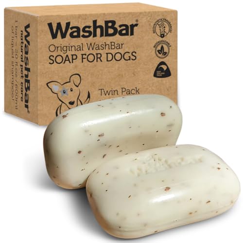 The Natural Dog Shampoo Bar Soap for Itchy Skin Relief (Two 3.5oz (100g) soap bars)